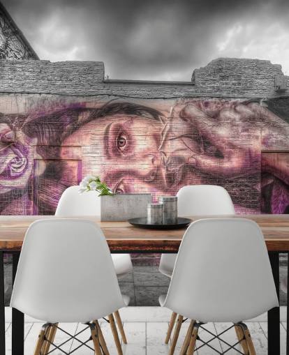 Papel pintado Graffiti Girl