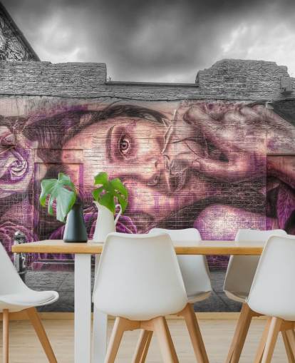 Graffiti Girl Wallpaper