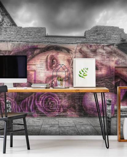 Graffiti Girl Wallpaper