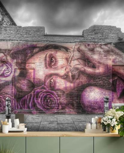 Graffiti Girl Wallpaper