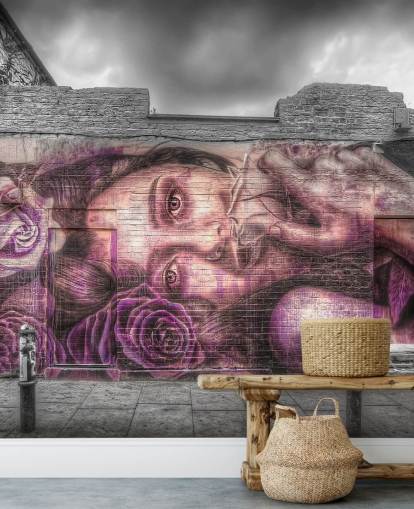 Graffiti Girl Wallpaper