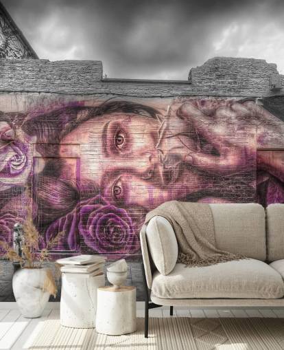 Papel pintado Graffiti Girl