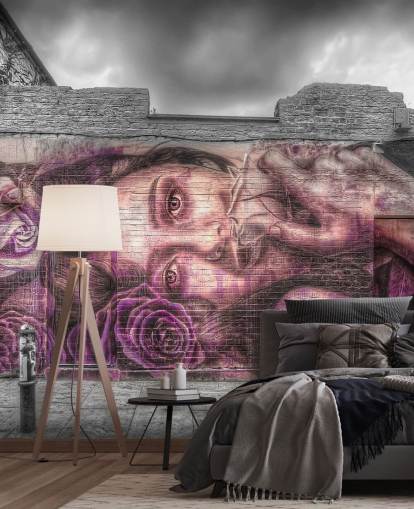 Papel pintado Graffiti Girl