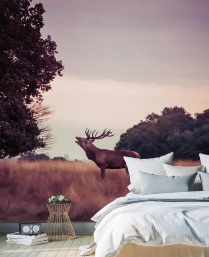 Stag in Wild Wallpaper Stag in Wild Wallpaper