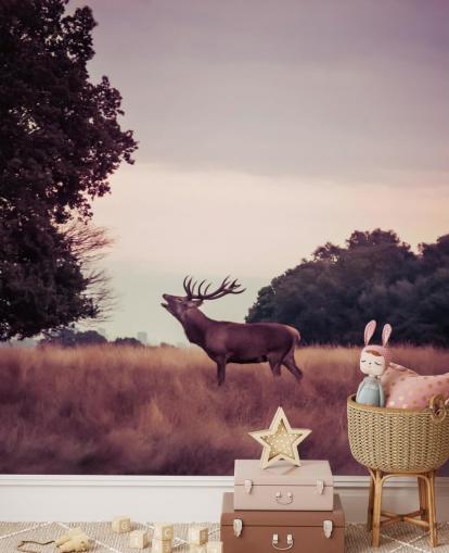 Carta da parati Stag in Wild