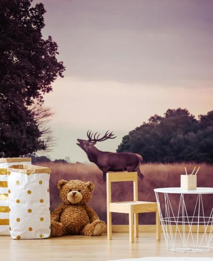 Stag in Wild Wallpaper Stag in Wild Wallpaper