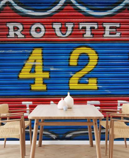 Papel pintado Graffiti Ruta 42