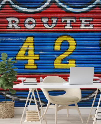 Route 42 Graffiti-Tapete