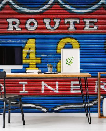 Route 42 Graffiti-Tapete