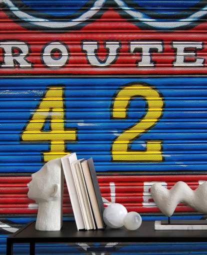 Papier peint Route 42 Graffiti Papier peint Route 42 Graffiti