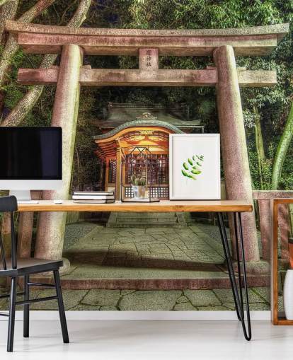 papel pintado santuario oriental