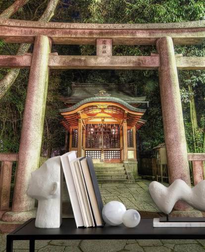oriental shrine behang