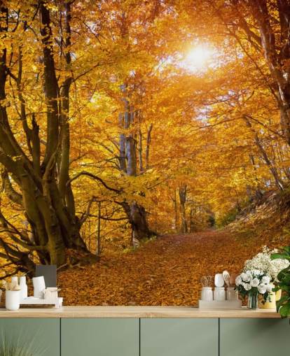 Autumn Leaves on Trees