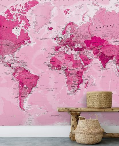 Papier peint mural rose vif Papier peint mural rose vif