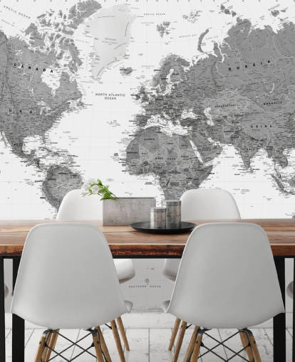 Dark Grey World Map Wallpaper Dark Grey World Map Wallpaper
