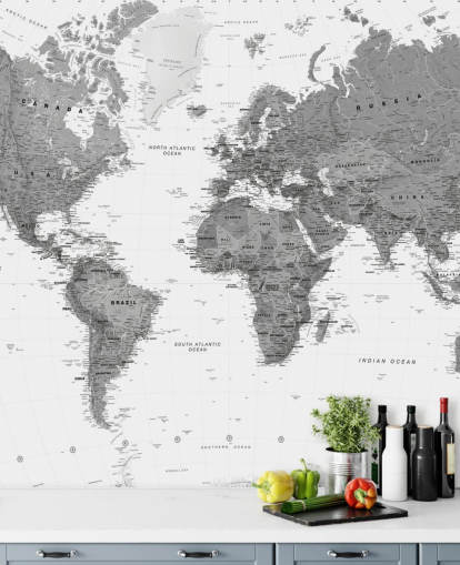 Dark Grey World Map Wallpaper Dark Grey World Map Wallpaper