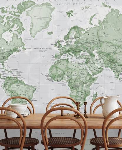 Light Green Wallpaper Mural Light Green Wallpaper Mural