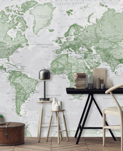 Light Green Wallpaper Mural Light Green Wallpaper Mural