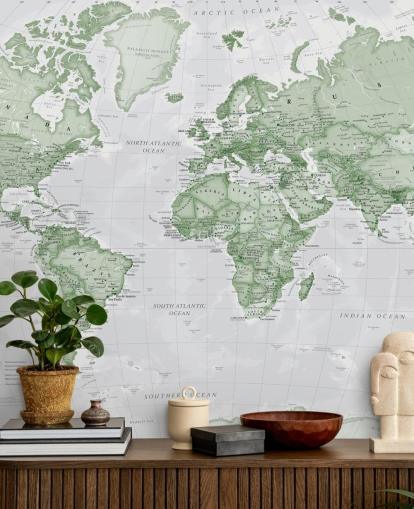 Light Green Wallpaper Mural Light Green Wallpaper Mural