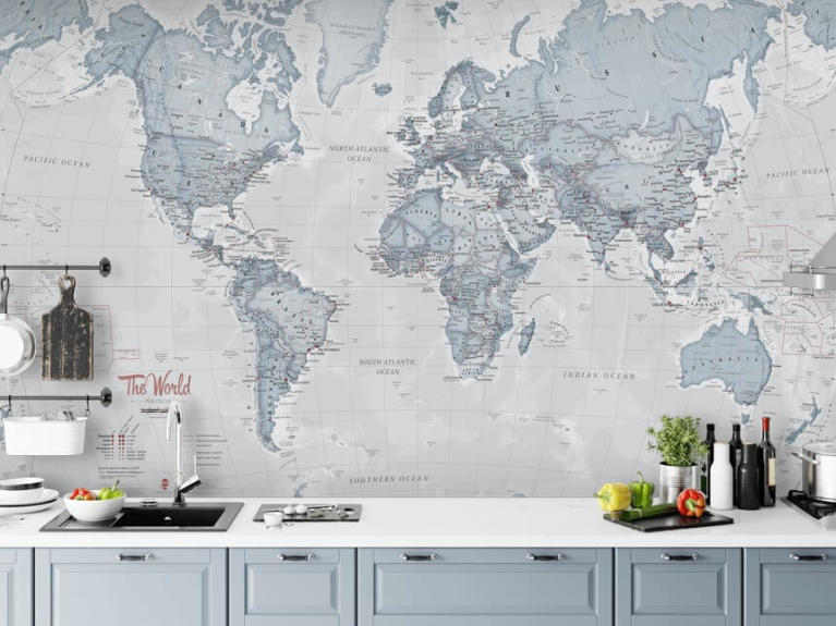 Free Printable World Map Wallpaper HD 4K PNG Images in PDF