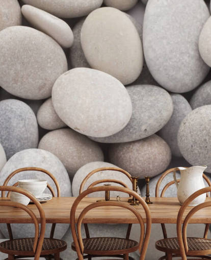 Pebble Wall Pebble Wallpaper
