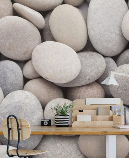 Pebble Wall Pebble Bakgrunn
