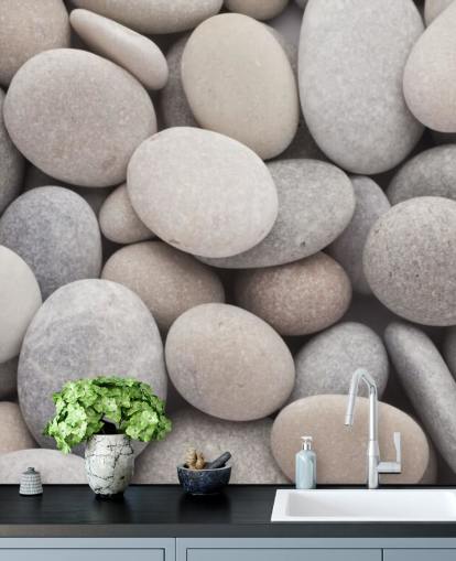 Pared de guijarros Papel pintado guijarro Pared de guijarros Papel pintado guijarro