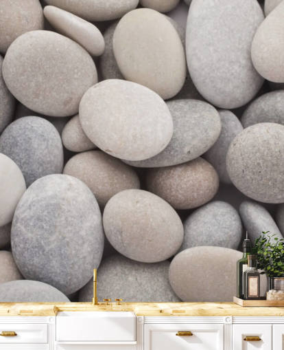 Parede de seixo Papel de parede Pebble Parede de seixo Papel de parede Pebble