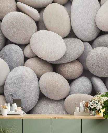 Pebble Wall Pebble Wallpaper