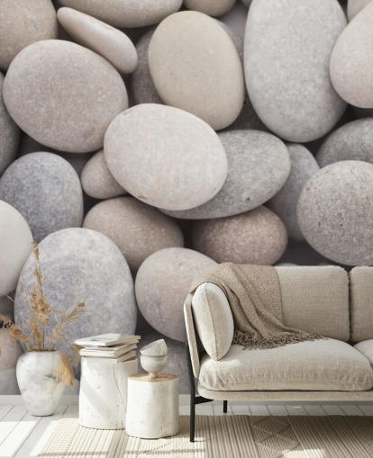 Pebble Wall Pebble Wallpaper