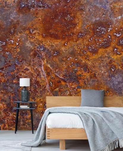 papier peint métallique appelé Rust at Wallsauce pour les chambres, les cuisines et les bureaux papier peint métallique appelé Rust at Wallsauce pour les chambres, les cuisines et les bureaux