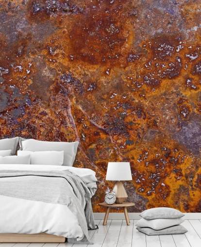 metallisches Tapeten-Wandbild namens Rust at Wallsauce für Schlafzimmer, Küchen und Büros metallisches Tapeten-Wandbild namens Rust at Wallsauce für Schlafzimmer, Küchen und Büros