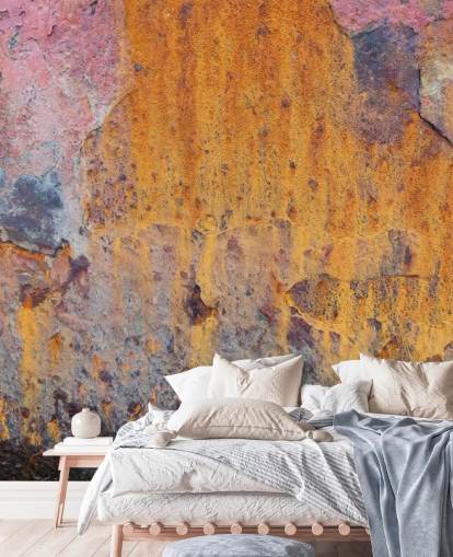 Coloured Rust Wallpaper Mural