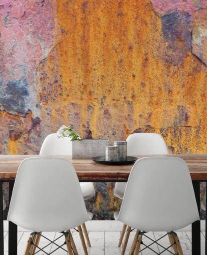 Coloured Rust Wallpaper Mural