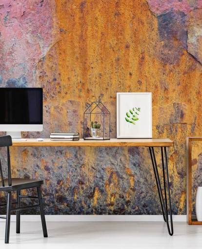 Coloured Rust Wallpaper Mural Coloured Rust Wallpaper Mural