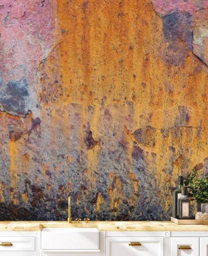 Coloured Rust Wallpaper Mural