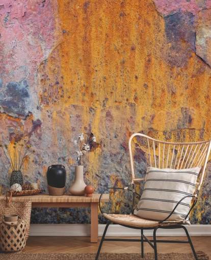 Papel pintado Óxido de colores