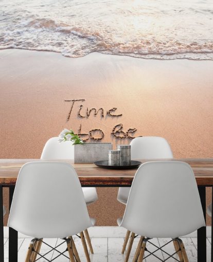 Time to be Happy Quotes Wall Mural