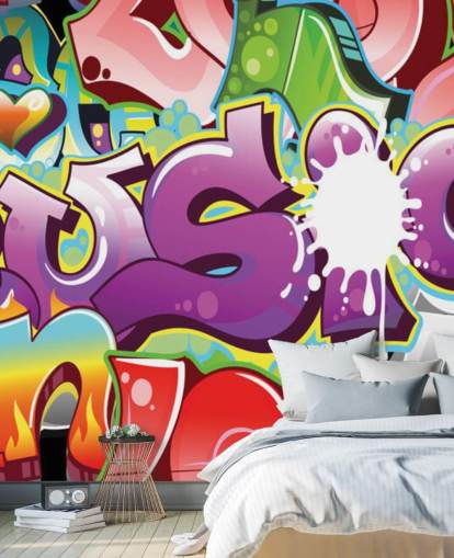 Music Splash Graffiti Wallpaper
