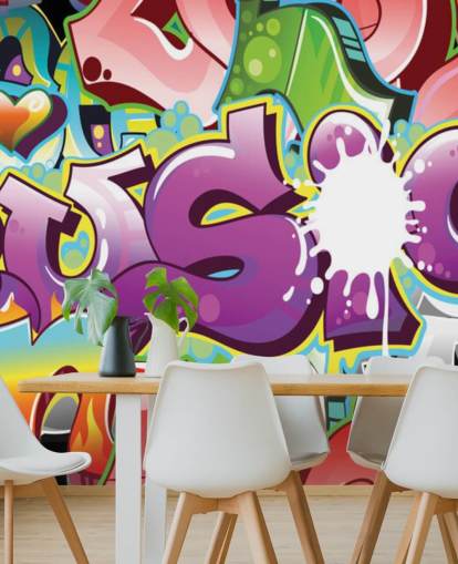 Music Splash Graffiti Wallpaper