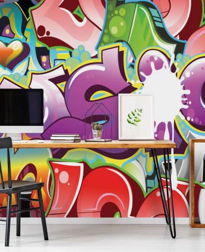 Musik Splash Graffiti Baggrund