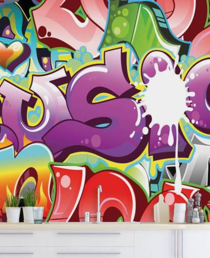 Music Splash Graffiti Wallpaper