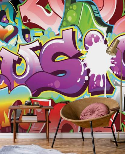 Music Splash Graffiti Wallpaper