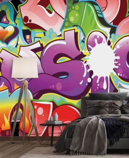 Musiikki Splash Graffiti Taustakuva