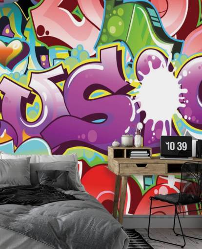 Music Splash Graffiti Wallpaper