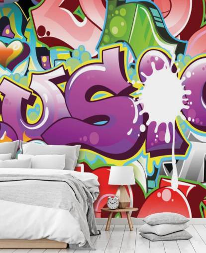 Music Splash Graffiti Wallpaper