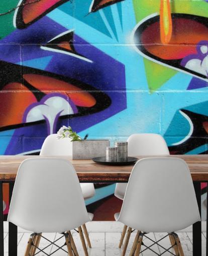 Zing Bogstaver Graffiti Wallpaper Mural Zing Bogstaver Graffiti Wallpaper Mural