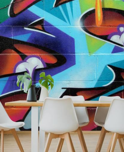 Papel pintado Grafiti con letras Zing