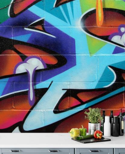 Papel pintado Grafiti con letras Zing Papel pintado Grafiti con letras Zing