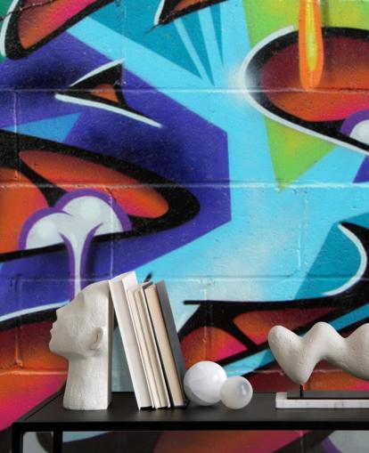 Zing Lettering Graffiti Wallpaper Mural